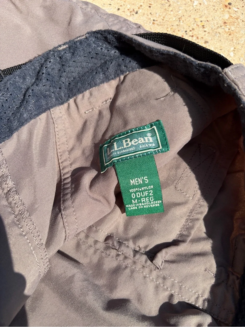 VTG L.L. Bean Men’s M Reg Convertible Zip Off Hiking Pants Integrated Belt Nylon